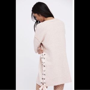 Heart It Laces Free People Sweater